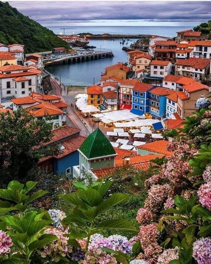 Apartamentos Urbanin I Plaza Ayuntamiento Cudillero Exteriör bild